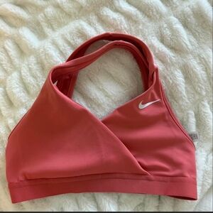 Nike Pink Crossover Sports Bra